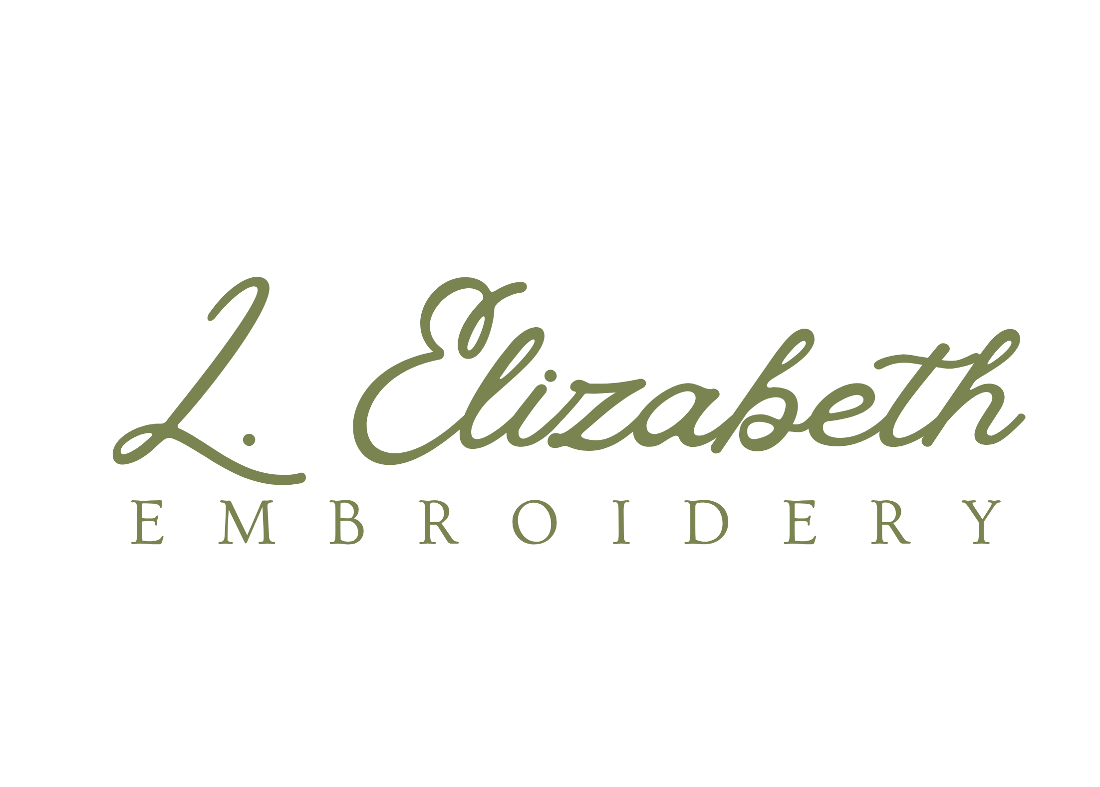 L Elizabeth Embroidery